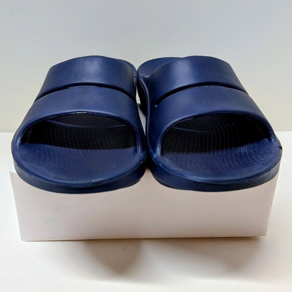 OOFOS Ooahh Unisex Slides Navy - Style 1100 main image 13